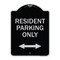 Signmission Reserved Parking Resident Parking Heavy-Gauge Aluminum Architectural Sign, 24" x 18", BS-1824-23039 A-DES-BS-1824-23039 - alternate 1